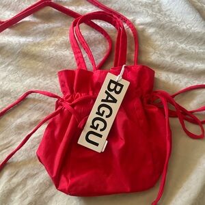 Baggu Candy Apple Drawstring Bag